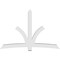 Ekena Millwork Davenport Architectural Grade PVC Gable Bracket, 96"W x 64"H x 6"D x 6"F, 16/12 Pitch GBP096X64X0606DAV00 - alternate 2